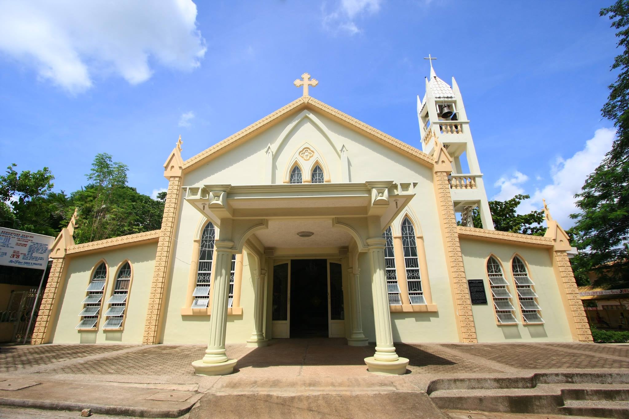 The beautiful St. Augustine Church that you will visit during this historical landmark and hot springs tour in Coron town