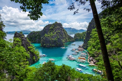 Kayangan Lake in Coron Town, Palawan Island