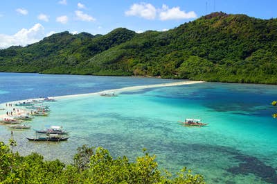 Snake Island in El Nido Town in Palawan