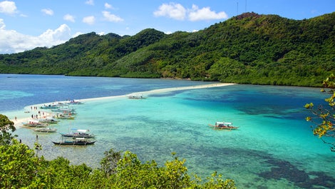 Snake Island in El Nido Town in Palawan