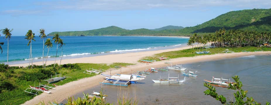 Private El Nido Town Tour to Nacpan Beach and the Shores of Marimegmeg & Lio with Lunch & Transfers