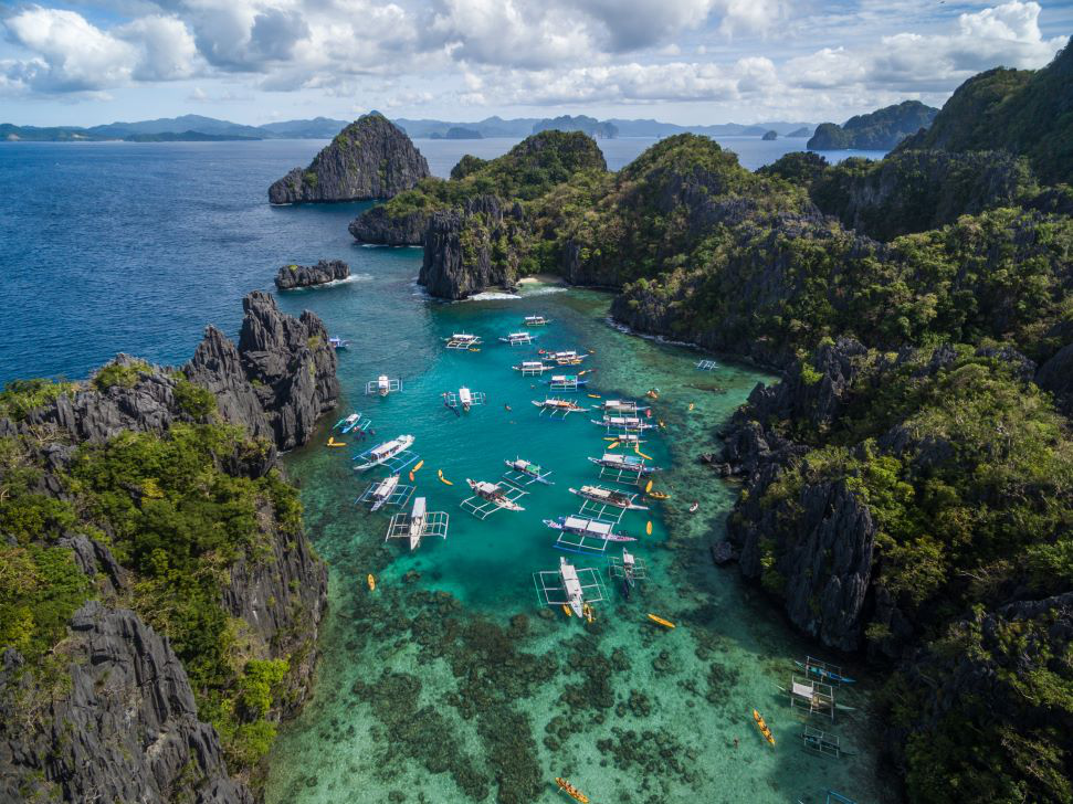 Aerial view of Small Lagoon