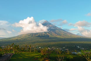 Perfect view of Mayon Volcano from Quitinan Hill