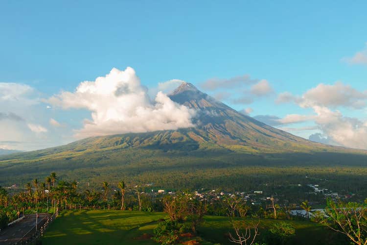 Perfect view of Mount Mayon from Quitinan Hills where you can also rent an ATV or ride a horse