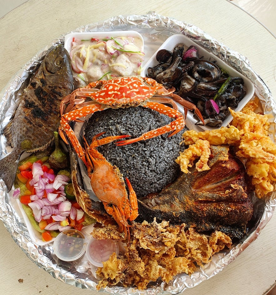 Laya Restaurant and Grill's Layag Overload dish Laya Restaurant and Grill's Layag Overload dish