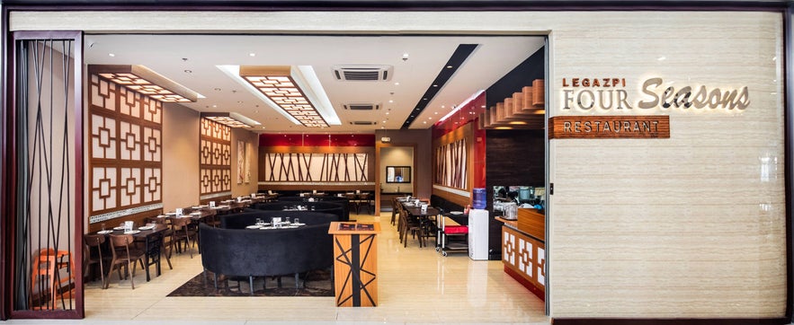 Four Seasons Restaurant Legazpi's interior Four Seasons Restaurant Legazpi's interior