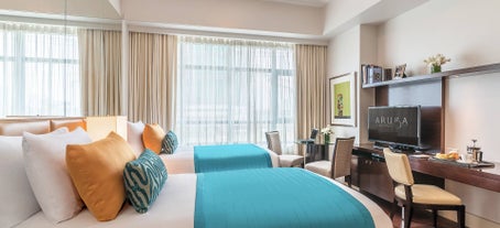 Studio Deluxe Twin, Aruga Apartments by Rockwell Makati