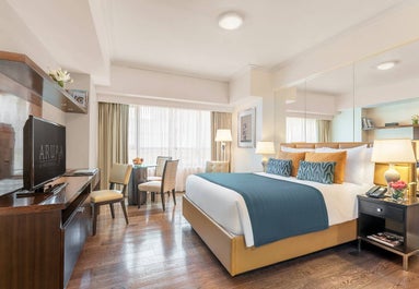 Studio Deluxe Room at the Aruga Apartments by Rockwell Makati