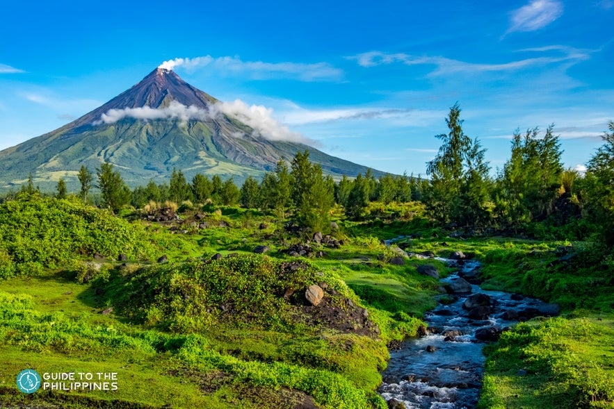River by Mayon Volcano River by Mayon Volcano