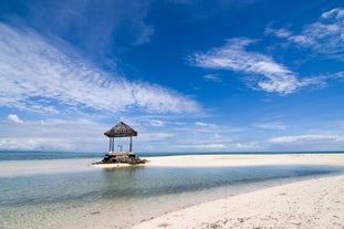 Sunbathing at Pandanon Island