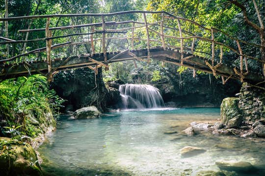 Private Canyoneering Tour to Kawasan Falls in Cebu Island Province with Lunch