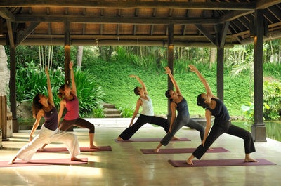 Yoga Session at The Farm at San Benito, Lipa City, Batangas