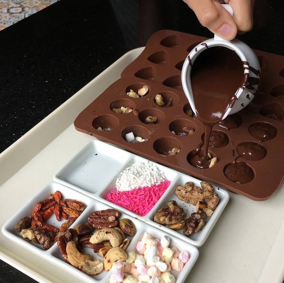 Chocolate making in the Malagos Chocolate Museum