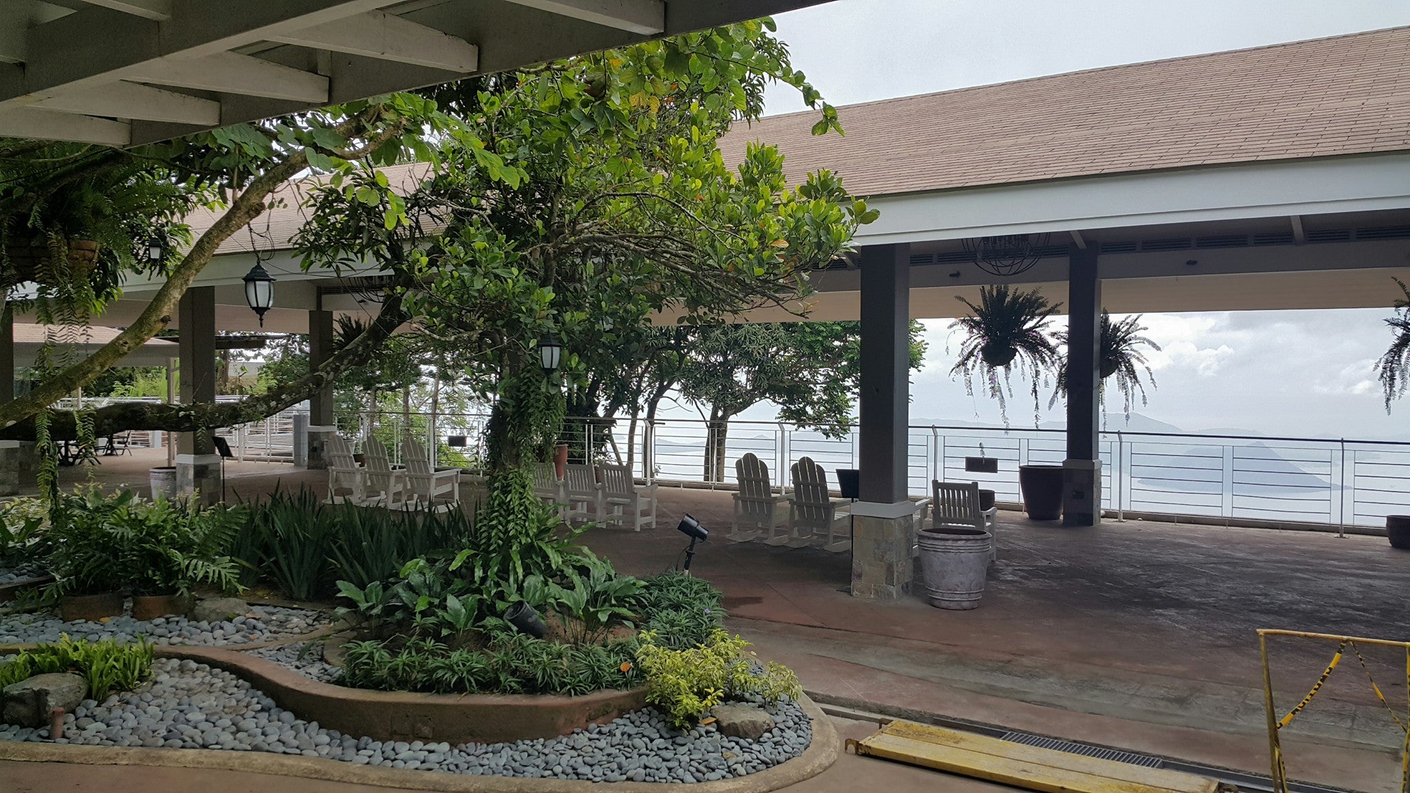 Concha's Garden Cafe viewing deck