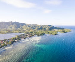 Aerial view of Quinale Beach