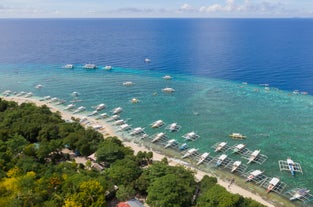 Tourist boats docked at Virgin Island