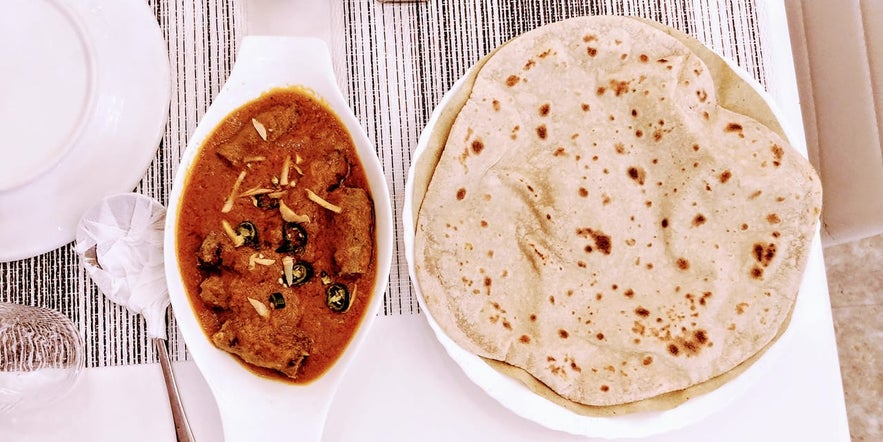 House of Punjab Albarkah's dam kabab curry House of Punjab Albarkah's dam kabab curry