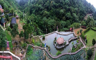 The scenic mountain view from BenCab Museum in Benguet Province, a highlight of this Baguio City tour package
