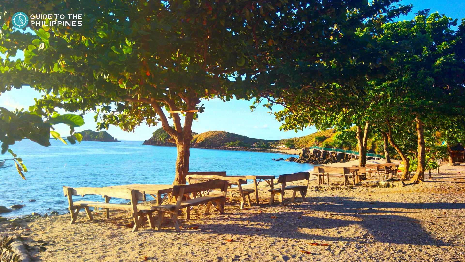 Sambawan Island's shoreline