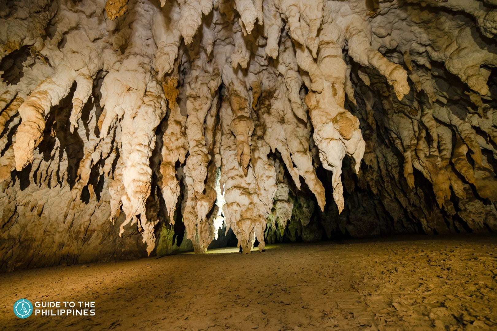 Stalactites in the Langun-Gobingob Caves, Samar