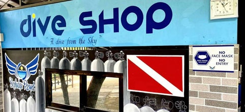 Diving Equipment of Skylodge Resort Dive Shop, Coron, Palawan