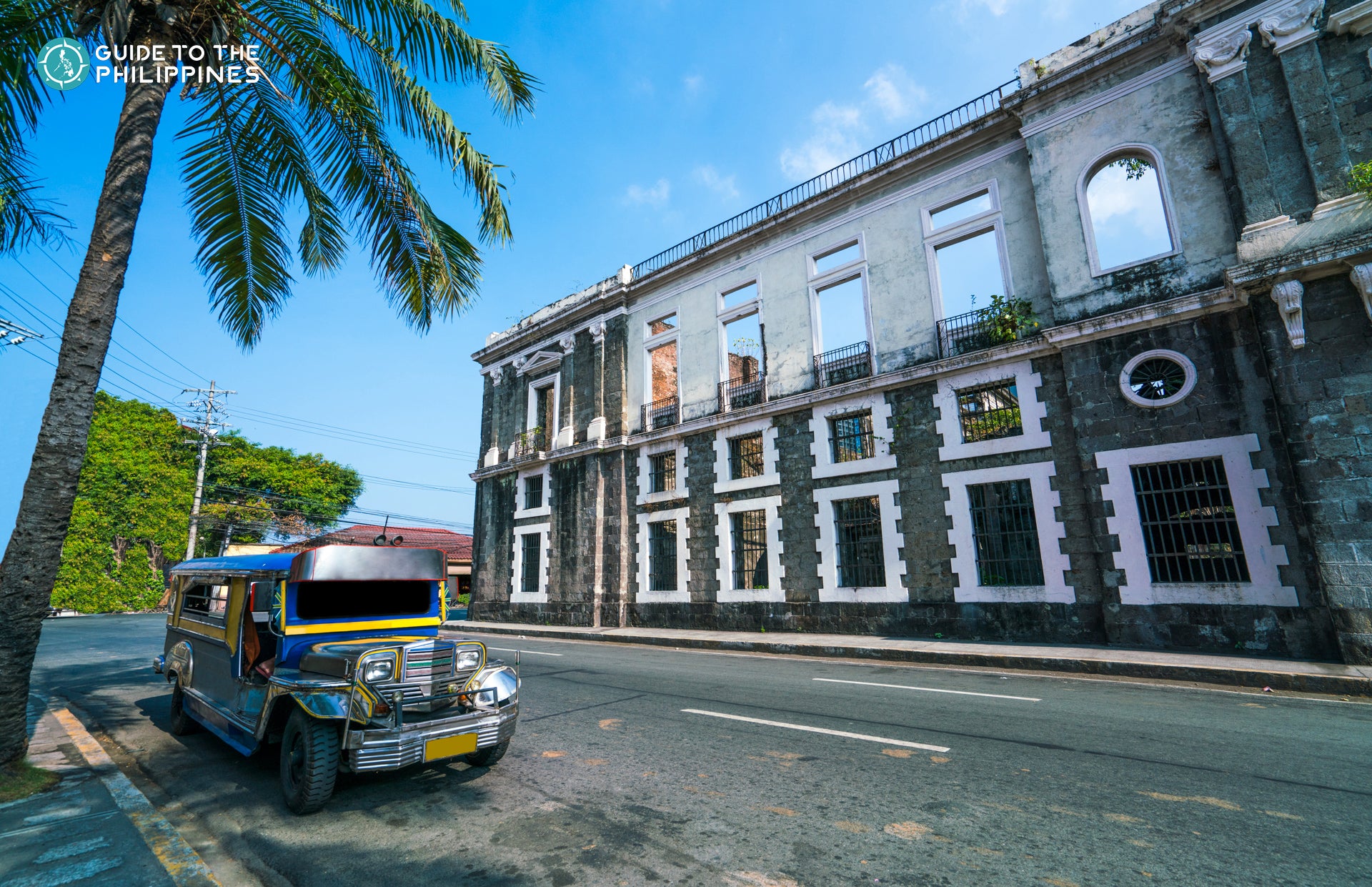 Jeepney parked in Manila