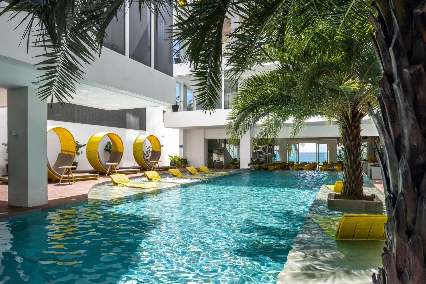 Astoria Current's poolside