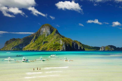 El Nido bay and Cadlao island, Palawan, Philippines