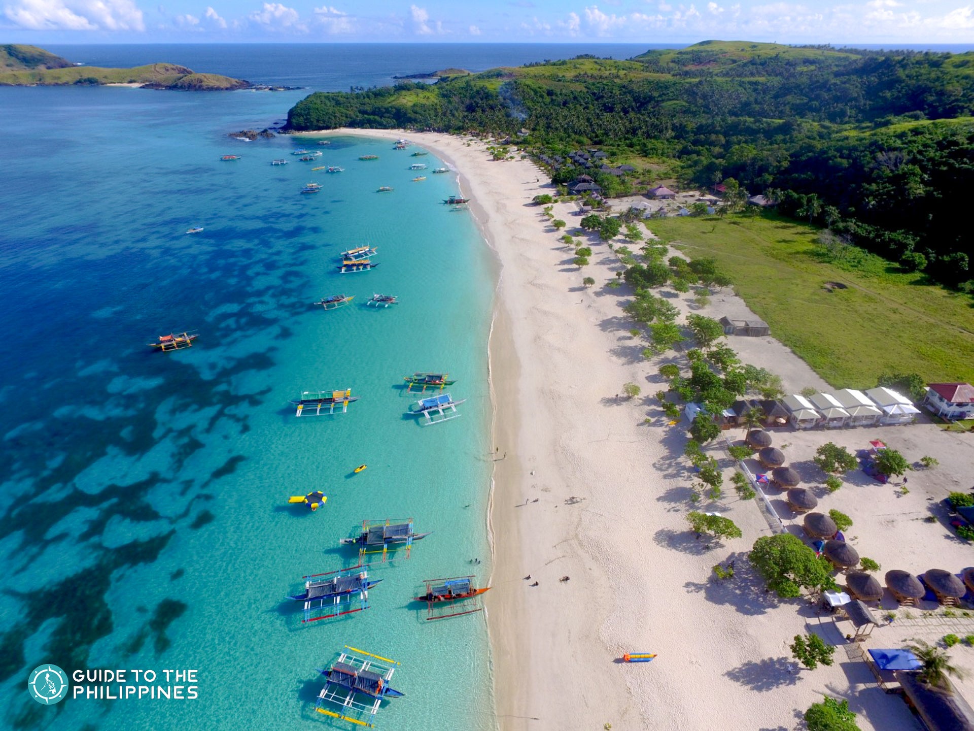 Aerial view of Calaguas Island