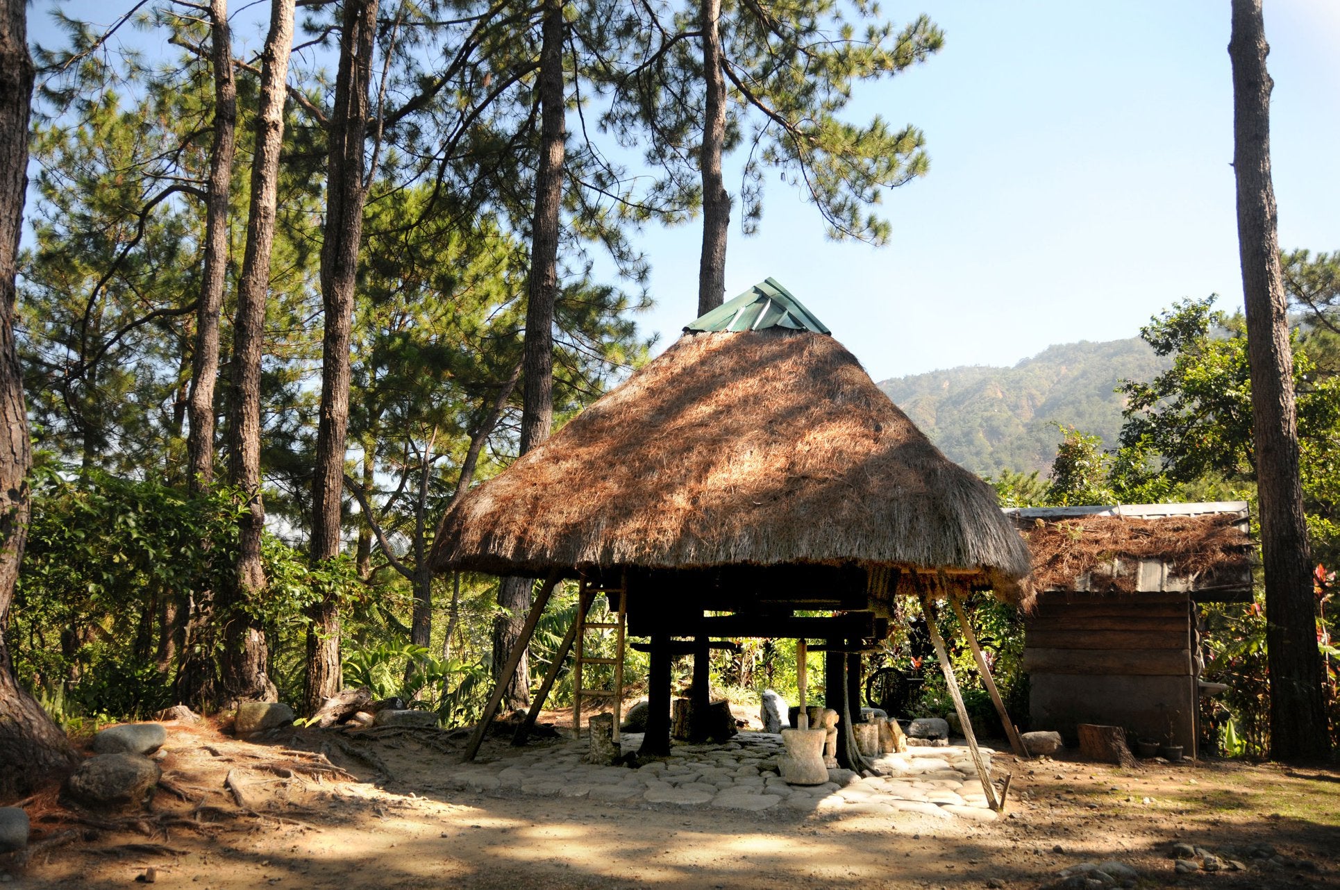 Ifugao hut at Winaca Eco-Cultural Village