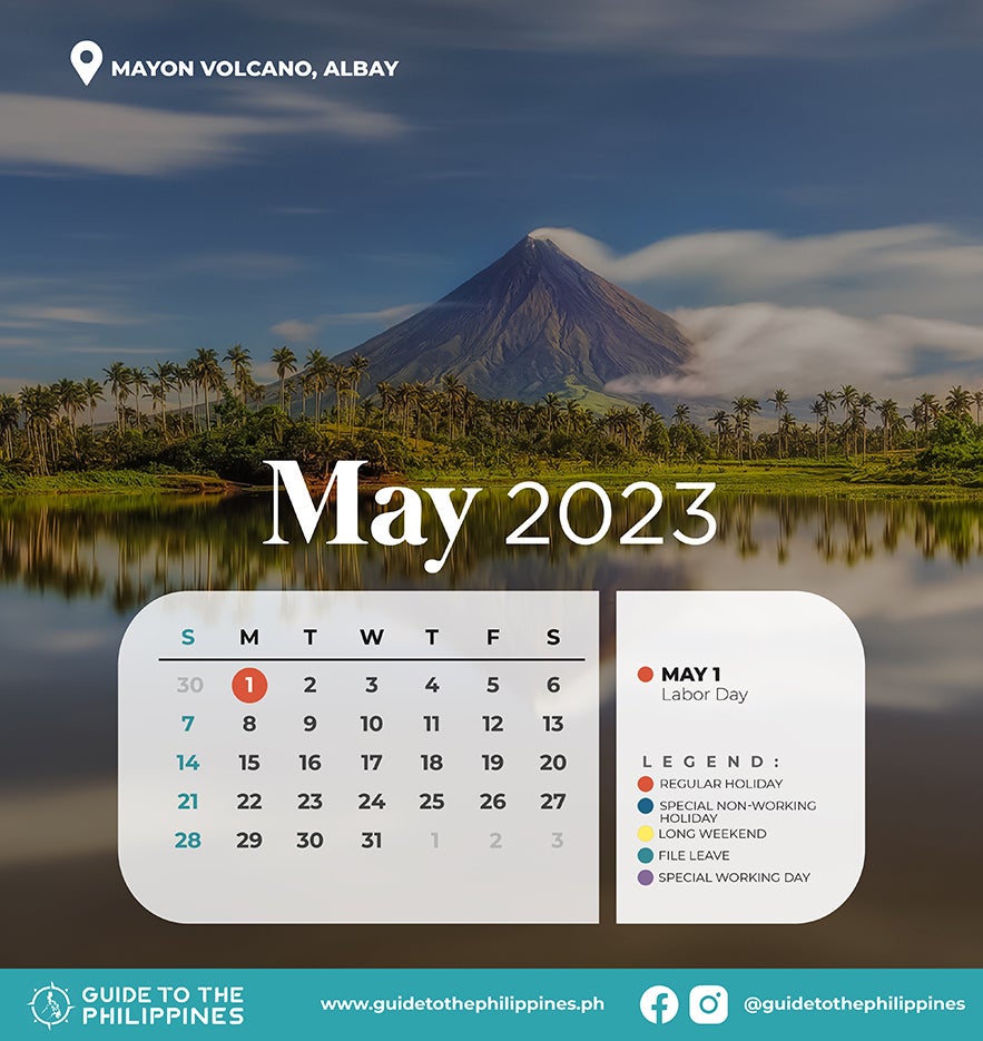Guide to the Philippines 2023 May Calendar with Holidays and Long Weekends Guide to the Philippines 2023 May Calendar with Holidays and Long Weekends