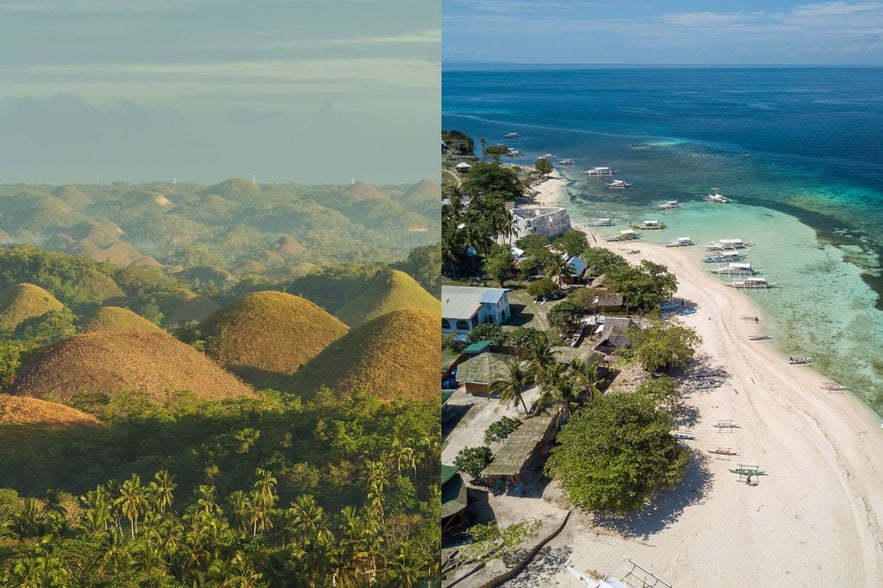 Chocolate Hills and Pamilacan Island Chocolate Hills and Pamilacan Island