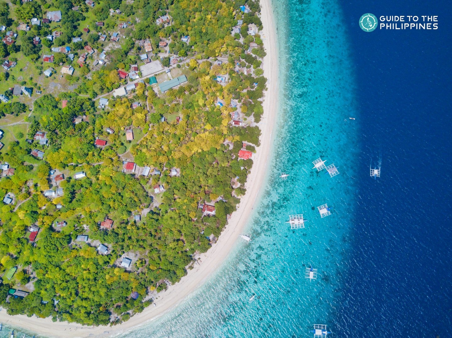 Aerial view of Balicasag Island Aerial view of Balicasag Island