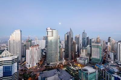 Skyline of Manila City, Philippines