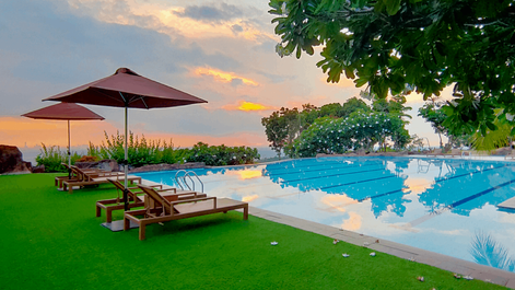 Quick Dip at the Outdoor Pool of Timberland Highlands, Resort San Mateo, Rizal