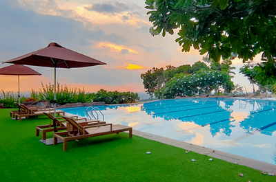 Quick Dip at the Outdoor Pool of Timberland Highlands, Resort San Mateo, Rizal