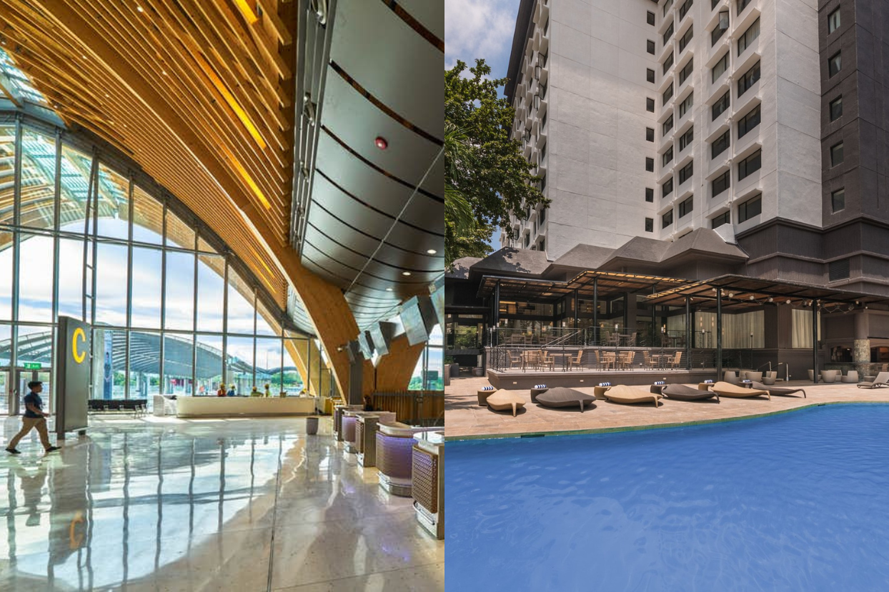 Mactan-Cebu International Airport and Seda Ayala Center Cebu