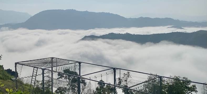 Rizal Treasure Mountain Day Pass with Breakfast, Obstacle Course, Giant Seesaw & Bosay Falls Trek