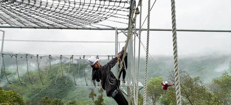 Rizal Treasure Mountain Day Pass with Breakfast, Obstacle Course, Giant Seesaw & Bosay Falls Trek