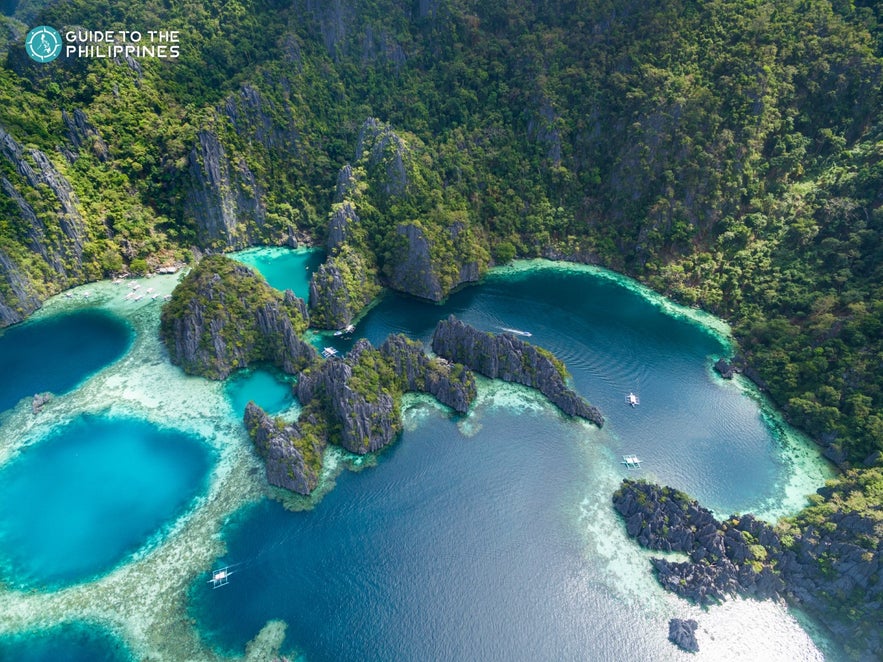 Twin Lagoon in Coron Twin Lagoon in Coron