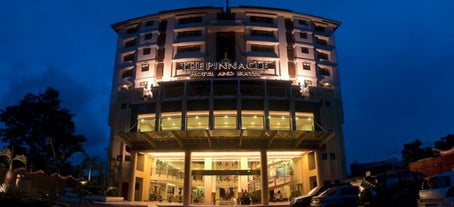 Beautiful exterior of The Pinnacle Hotel and Suites, Davao