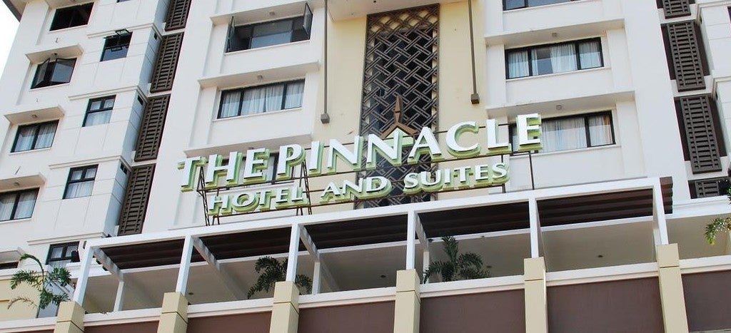 Beautiful exterior of The Pinnacle Hotel and Suites, Davao