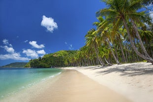 Breathe of fresh air on the sandy shores of El Nido Beach in El Nido, Palawan.