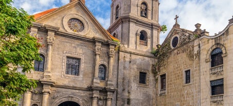 Strart at San Agustin Church on your Intramuros Walking Night Tour