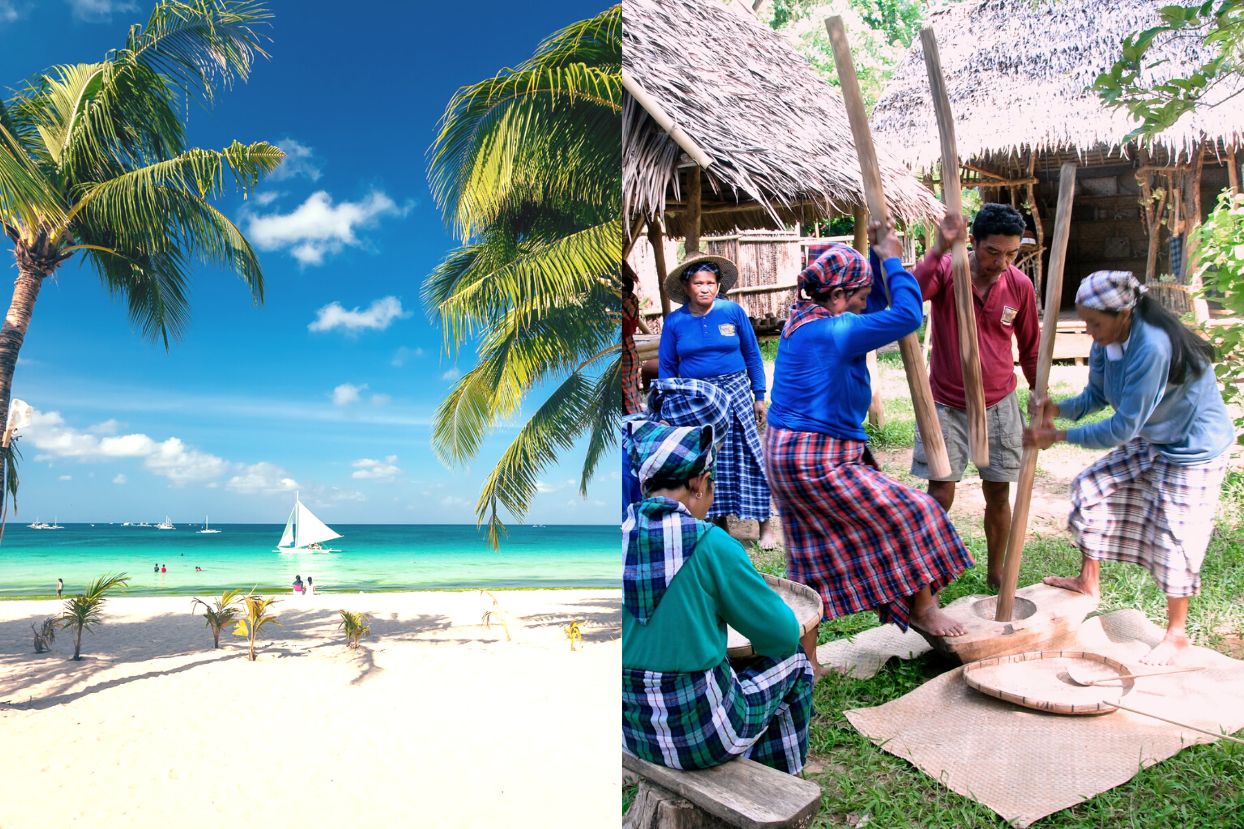 White Beach and Motag Living Museum