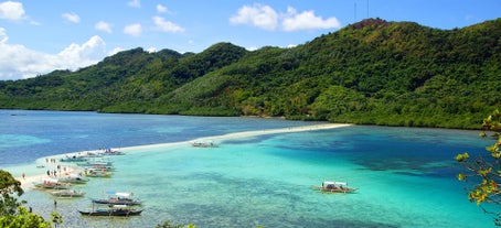 See the sandbar at the Snake Island in El Nido, Palawan