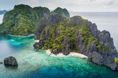 Visit the popular spot for snorkeling because of its colorful marine life, Shimizu Island in El Nido, Palawan