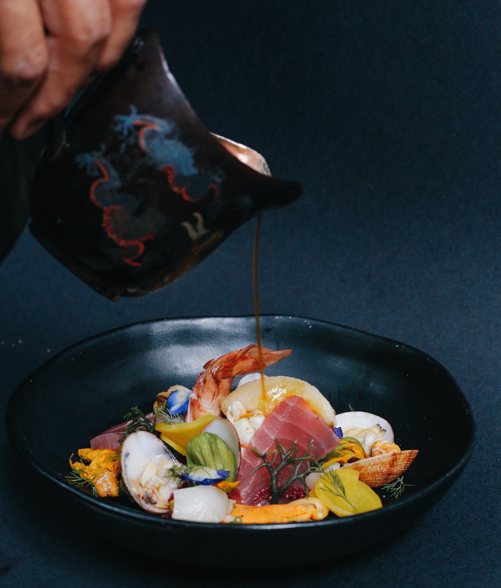 Ninyo Fusion Cuisine's seafood ceviche