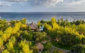 Aerial view of Bluewater Panglao Beach Resort in Bohol