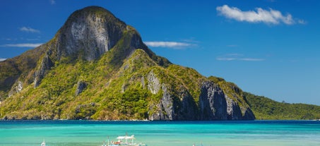 Amazing structure of Cadlao cove El Nido Palawan